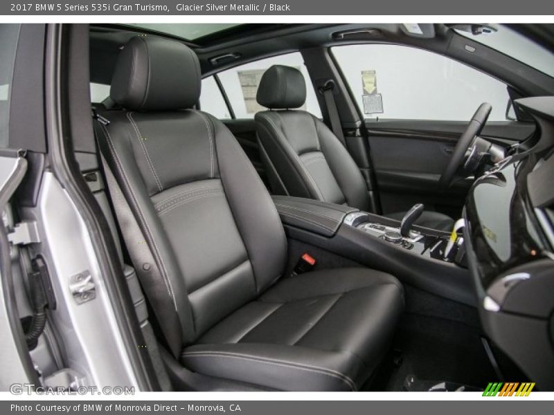 Glacier Silver Metallic / Black 2017 BMW 5 Series 535i Gran Turismo