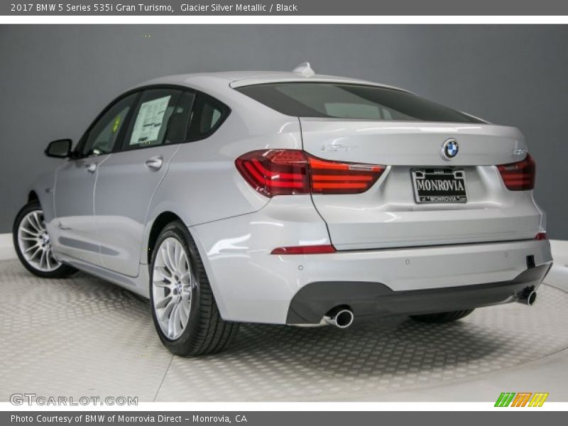 Glacier Silver Metallic / Black 2017 BMW 5 Series 535i Gran Turismo