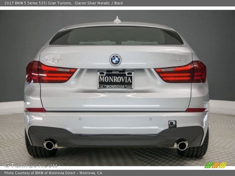 Glacier Silver Metallic / Black 2017 BMW 5 Series 535i Gran Turismo