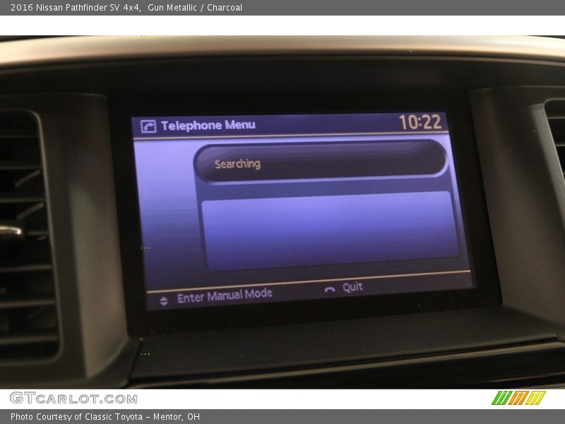 Gun Metallic / Charcoal 2016 Nissan Pathfinder SV 4x4