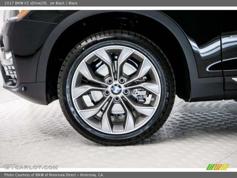 Jet Black / Black 2017 BMW X3 sDrive28i