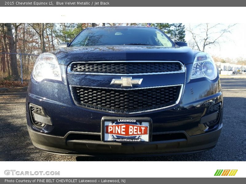Blue Velvet Metallic / Jet Black 2015 Chevrolet Equinox LS