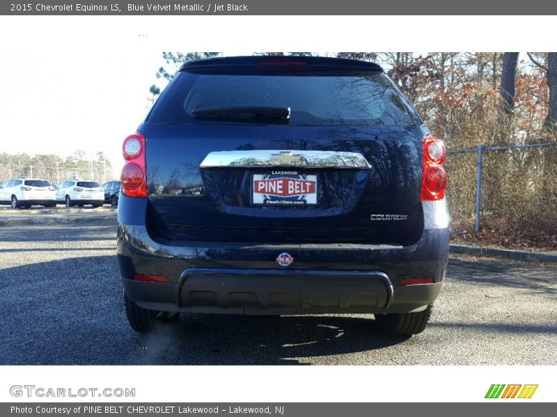 Blue Velvet Metallic / Jet Black 2015 Chevrolet Equinox LS