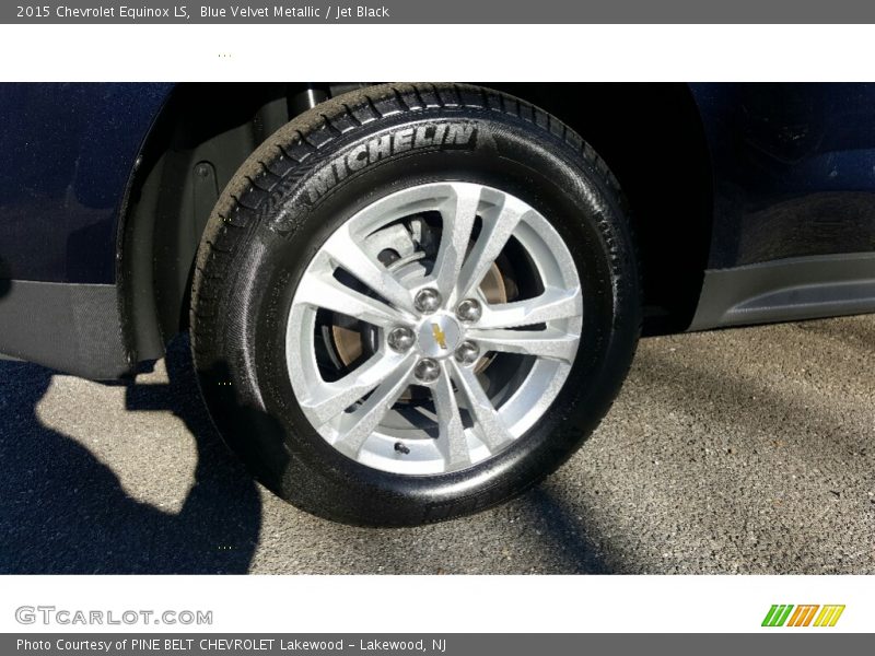 Blue Velvet Metallic / Jet Black 2015 Chevrolet Equinox LS