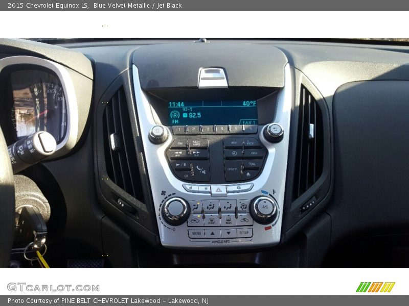 Blue Velvet Metallic / Jet Black 2015 Chevrolet Equinox LS