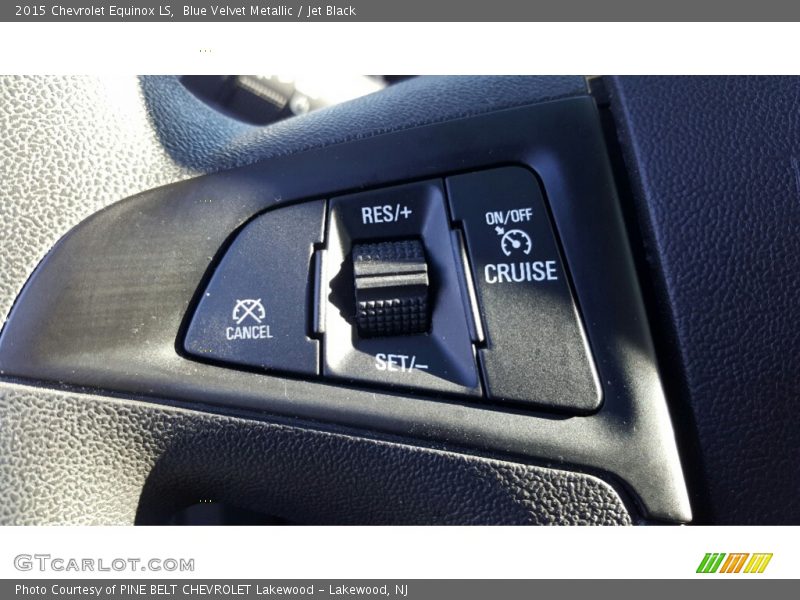 Blue Velvet Metallic / Jet Black 2015 Chevrolet Equinox LS