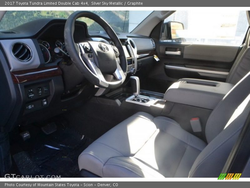 Silver Sky Metallic / Graphite 2017 Toyota Tundra Limited Double Cab 4x4