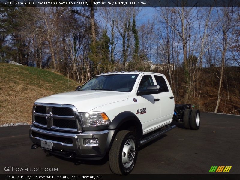 Bright White / Black/Diesel Gray 2017 Ram 4500 Tradesman Crew Cab Chassis