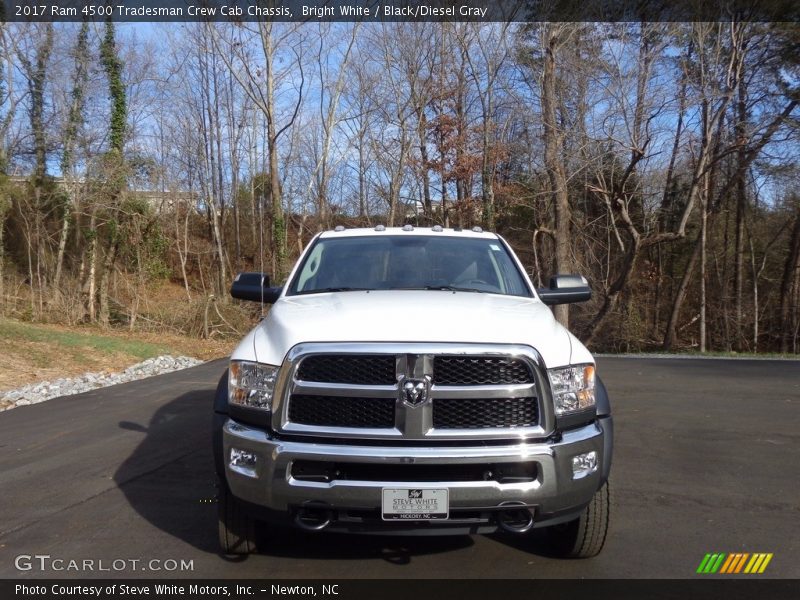 Bright White / Black/Diesel Gray 2017 Ram 4500 Tradesman Crew Cab Chassis