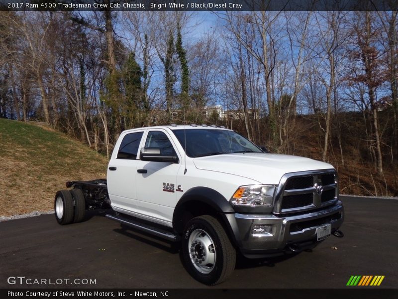 Bright White / Black/Diesel Gray 2017 Ram 4500 Tradesman Crew Cab Chassis