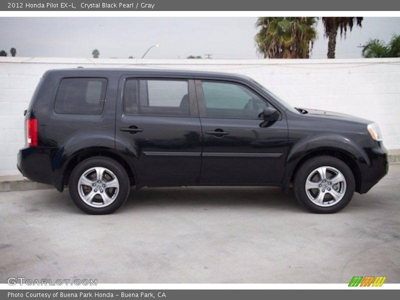 Crystal Black Pearl / Gray 2012 Honda Pilot EX-L