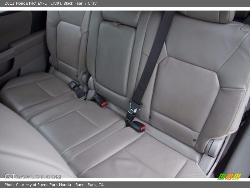 Crystal Black Pearl / Gray 2012 Honda Pilot EX-L