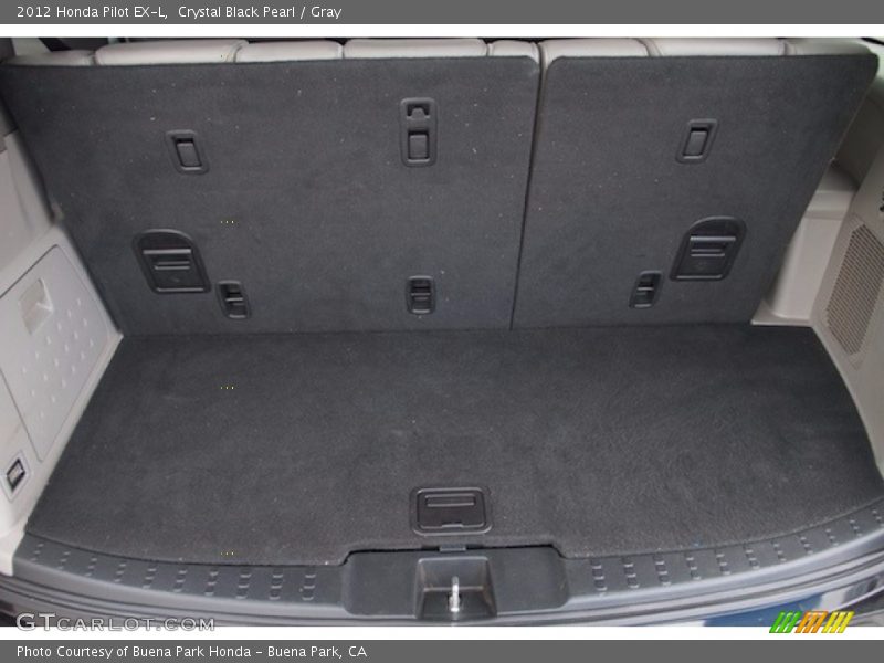 Crystal Black Pearl / Gray 2012 Honda Pilot EX-L