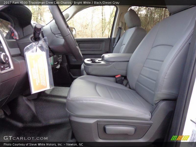 Bright White / Black/Diesel Gray 2017 Ram 4500 Tradesman Crew Cab Chassis