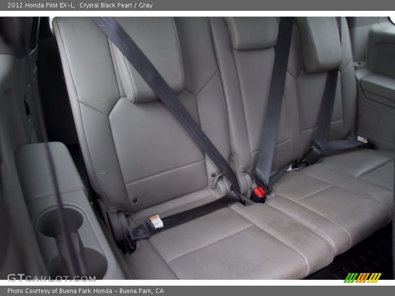 Crystal Black Pearl / Gray 2012 Honda Pilot EX-L