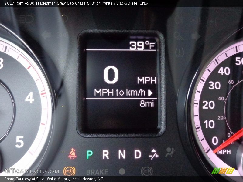 Bright White / Black/Diesel Gray 2017 Ram 4500 Tradesman Crew Cab Chassis