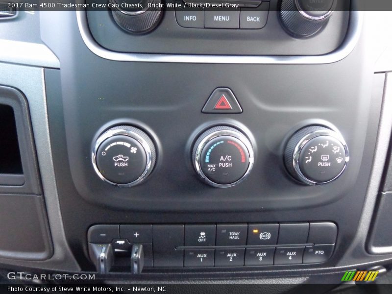 Bright White / Black/Diesel Gray 2017 Ram 4500 Tradesman Crew Cab Chassis