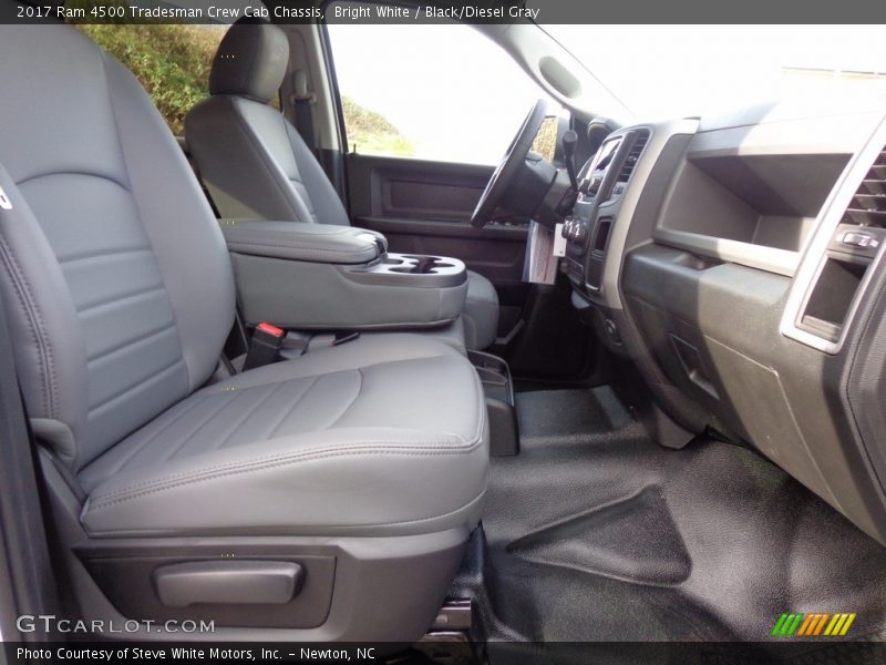 Bright White / Black/Diesel Gray 2017 Ram 4500 Tradesman Crew Cab Chassis