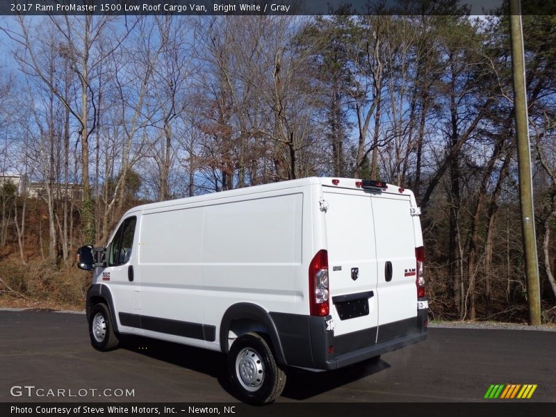 Bright White / Gray 2017 Ram ProMaster 1500 Low Roof Cargo Van