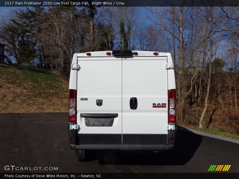 Bright White / Gray 2017 Ram ProMaster 1500 Low Roof Cargo Van