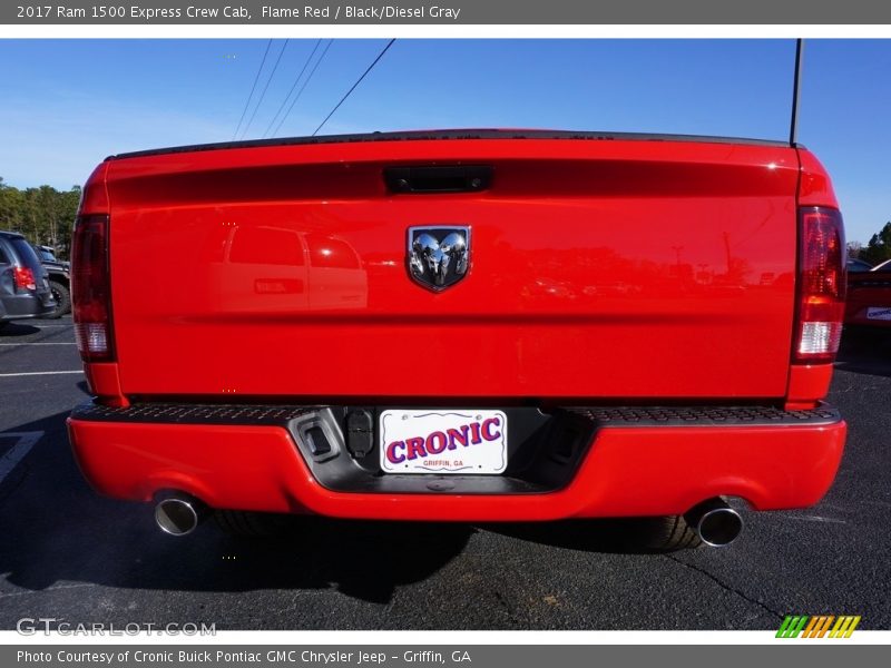 Flame Red / Black/Diesel Gray 2017 Ram 1500 Express Crew Cab