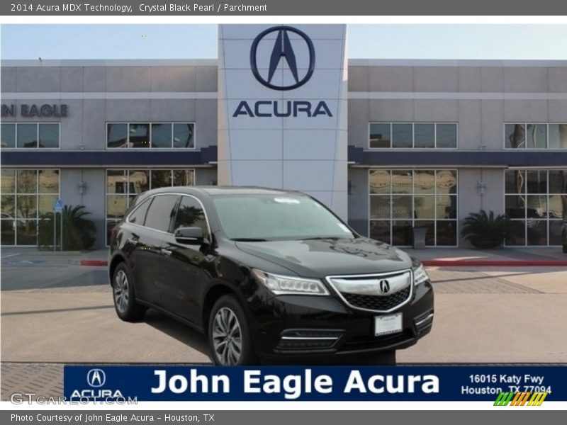 Crystal Black Pearl / Parchment 2014 Acura MDX Technology