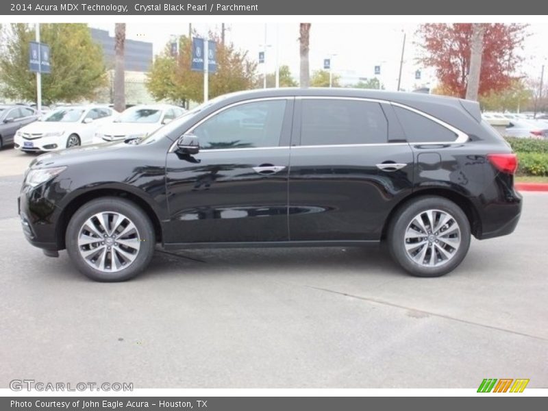 Crystal Black Pearl / Parchment 2014 Acura MDX Technology