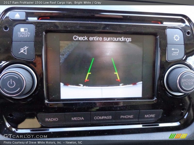Bright White / Gray 2017 Ram ProMaster 1500 Low Roof Cargo Van