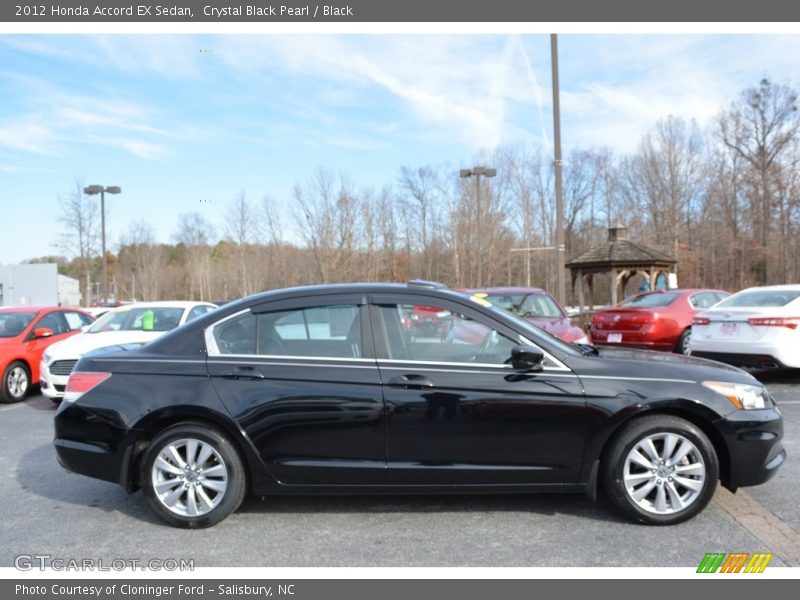 Crystal Black Pearl / Black 2012 Honda Accord EX Sedan