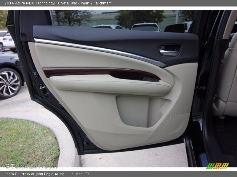 Crystal Black Pearl / Parchment 2014 Acura MDX Technology