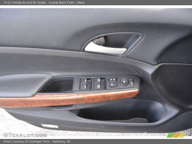 Crystal Black Pearl / Black 2012 Honda Accord EX Sedan