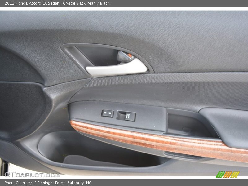 Crystal Black Pearl / Black 2012 Honda Accord EX Sedan