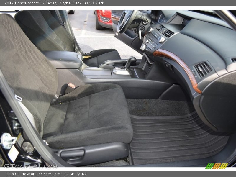 Crystal Black Pearl / Black 2012 Honda Accord EX Sedan