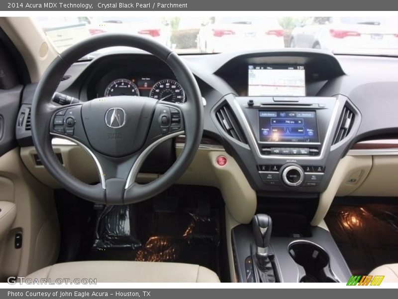 Crystal Black Pearl / Parchment 2014 Acura MDX Technology