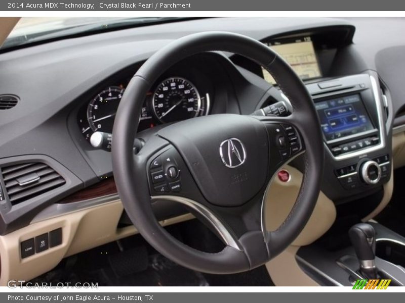 Crystal Black Pearl / Parchment 2014 Acura MDX Technology