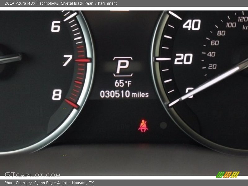 Crystal Black Pearl / Parchment 2014 Acura MDX Technology