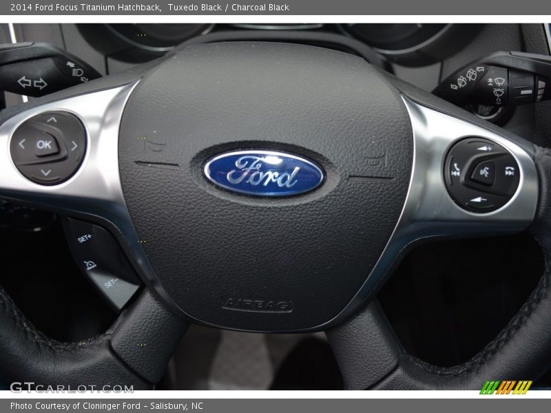 Tuxedo Black / Charcoal Black 2014 Ford Focus Titanium Hatchback