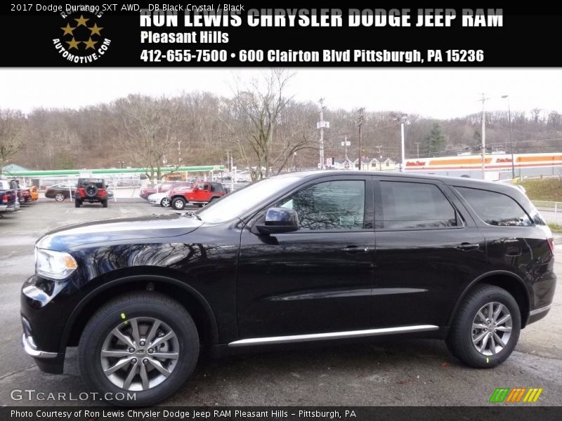 DB Black Crystal / Black 2017 Dodge Durango SXT AWD