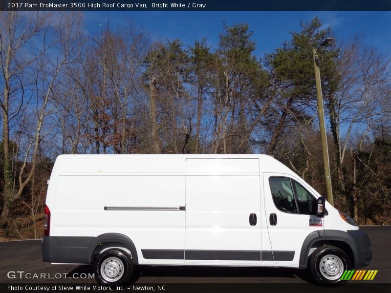 Bright White / Gray 2017 Ram ProMaster 3500 High Roof Cargo Van