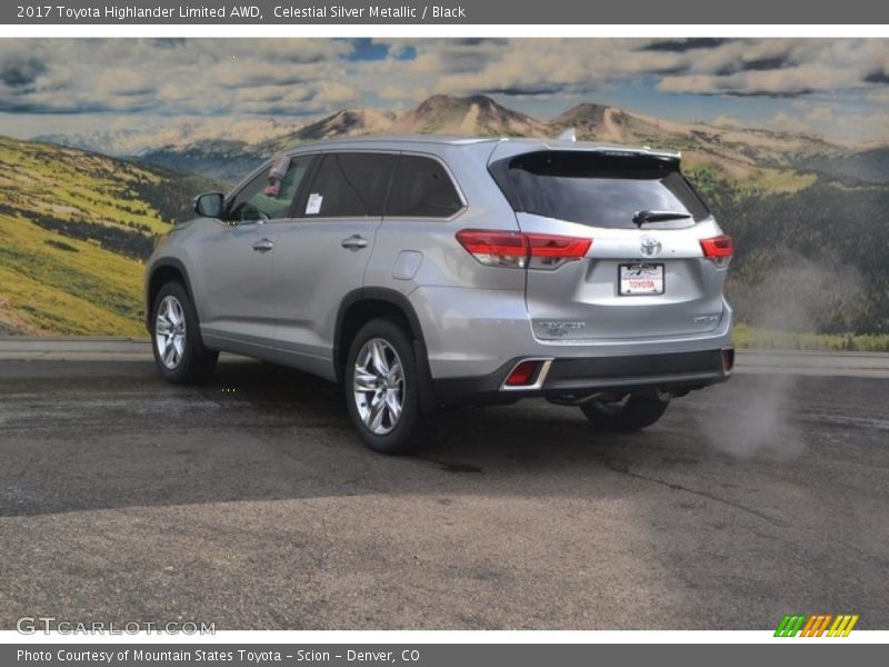 Celestial Silver Metallic / Black 2017 Toyota Highlander Limited AWD