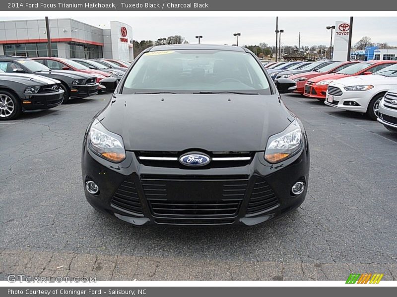 Tuxedo Black / Charcoal Black 2014 Ford Focus Titanium Hatchback