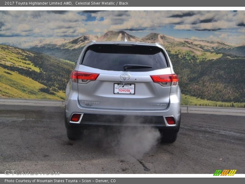Celestial Silver Metallic / Black 2017 Toyota Highlander Limited AWD