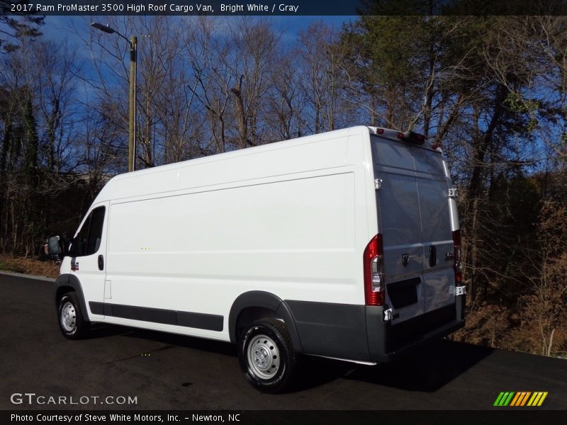 Bright White / Gray 2017 Ram ProMaster 3500 High Roof Cargo Van