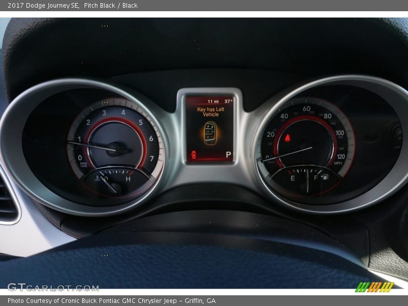Pitch Black / Black 2017 Dodge Journey SE