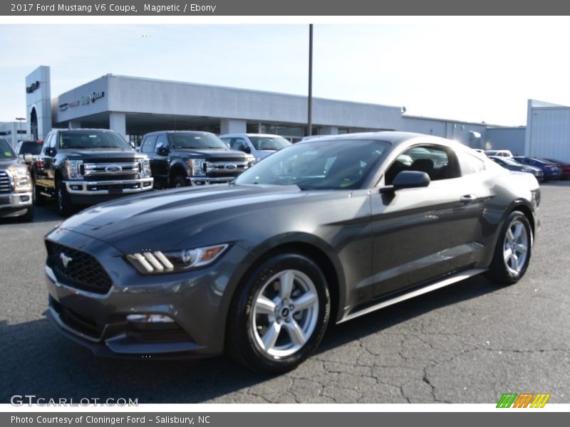 Magnetic / Ebony 2017 Ford Mustang V6 Coupe