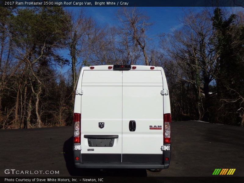 Bright White / Gray 2017 Ram ProMaster 3500 High Roof Cargo Van