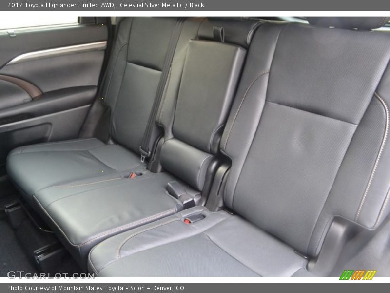Rear Seat of 2017 Highlander Limited AWD