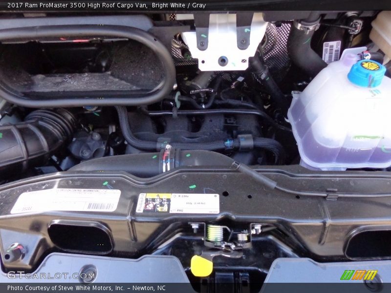 Bright White / Gray 2017 Ram ProMaster 3500 High Roof Cargo Van