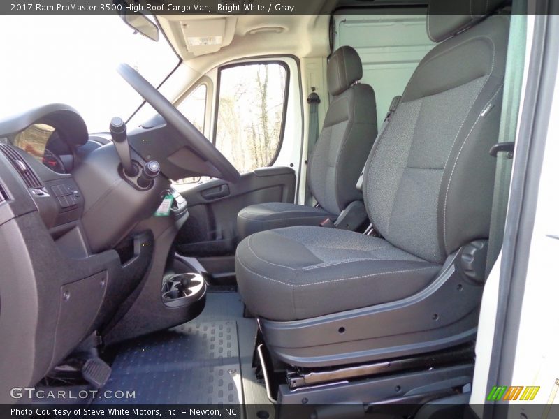 Bright White / Gray 2017 Ram ProMaster 3500 High Roof Cargo Van