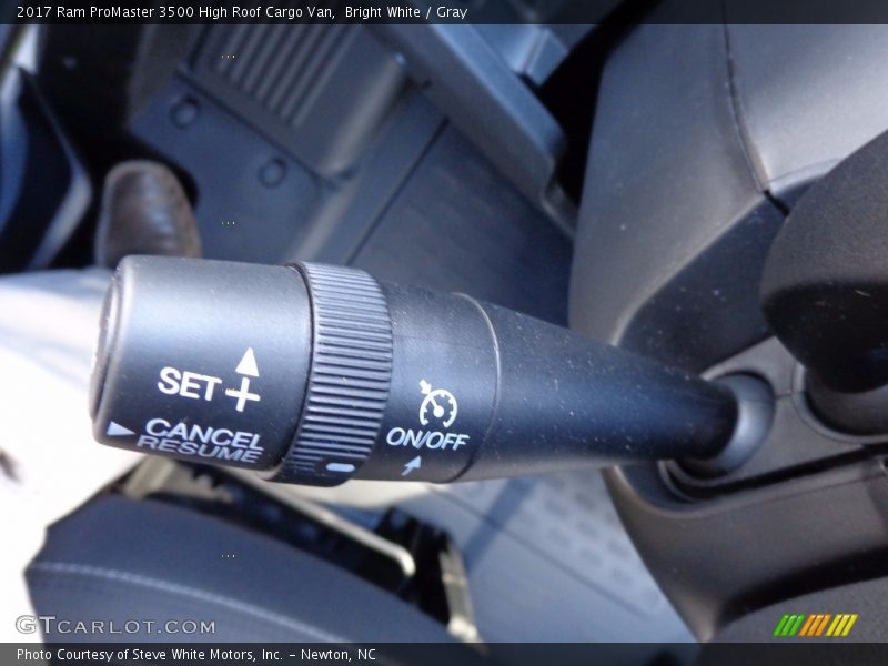 Bright White / Gray 2017 Ram ProMaster 3500 High Roof Cargo Van